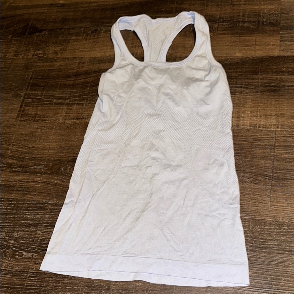 Light Grey/Purple Lululemon Tank Top